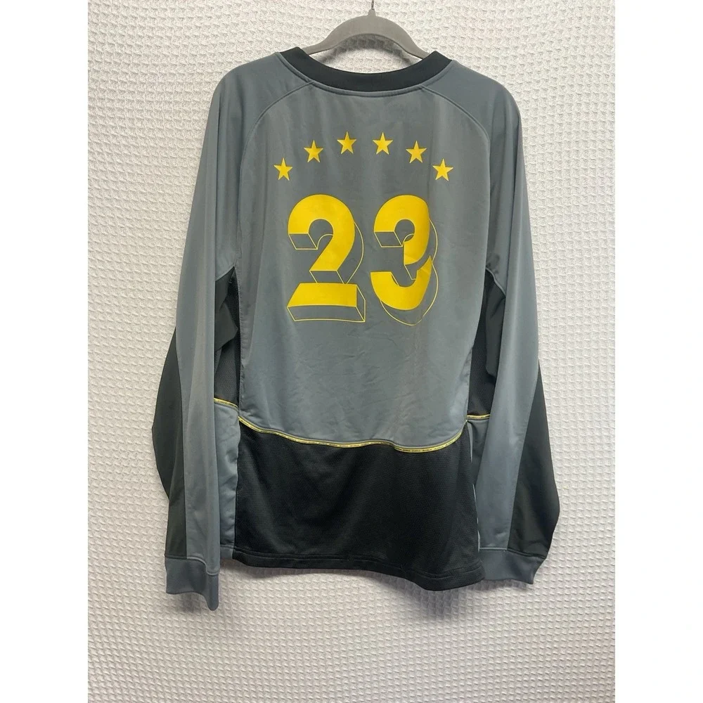 Nike Air Jordan Legacy AJ4 Long Sleeve Pullover Shirt‎ CJ9081 065 Men's 2XL Gray